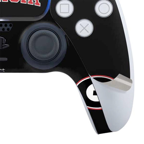 University of Georgia Collegiate Text PS5 Controller Skin